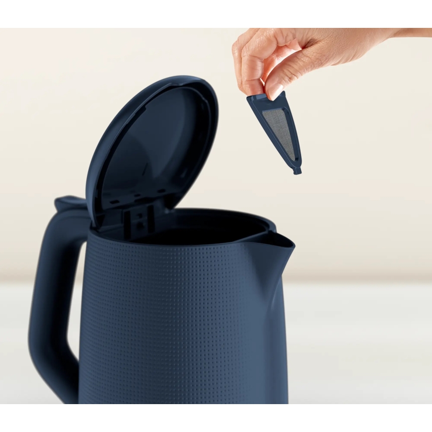 Tefal - Grelnik vode MORNING 1,7 l 2400W/230V modra