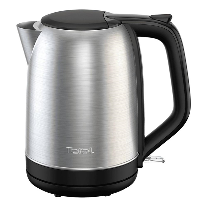 Tefal - Grelnik vode SUBITO 1,7l 2400W/230V nerjaveče jeklo/črna