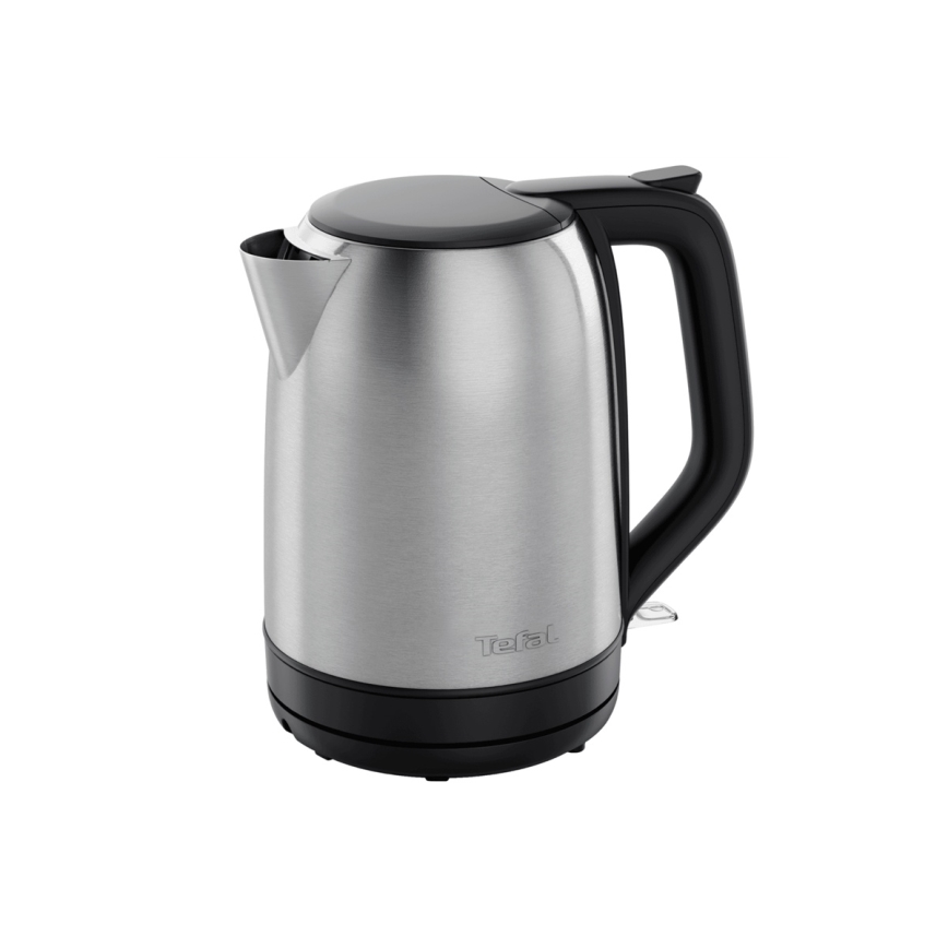 Tefal - Grelnik vode SUBITO 1,7l 2400W/230V nerjaveče jeklo/črna