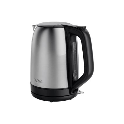 Tefal - Grelnik vode SUBITO 1,7l 2400W/230V nerjaveče jeklo/črna