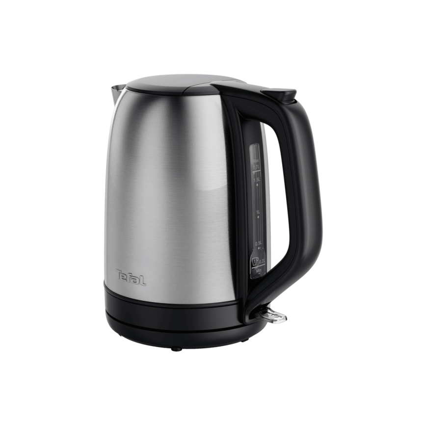 Tefal - Grelnik vode SUBITO 1,7l 2400W/230V nerjaveče jeklo/črna