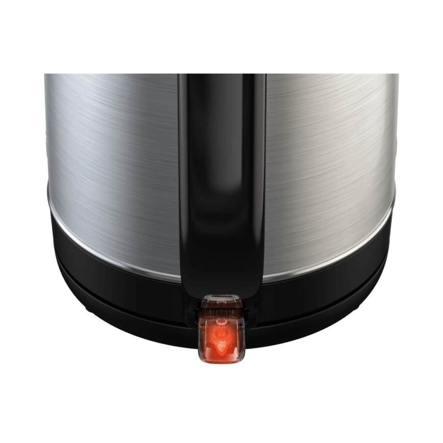 Tefal - Grelnik vode SUBITO 1,7l 2400W/230V nerjaveče jeklo/črna