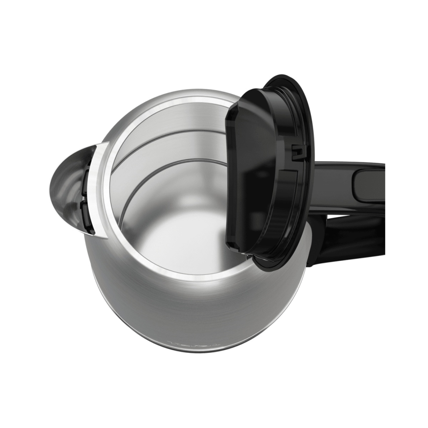 Tefal - Grelnik vode SUBITO 1,7l 2400W/230V nerjaveče jeklo/črna