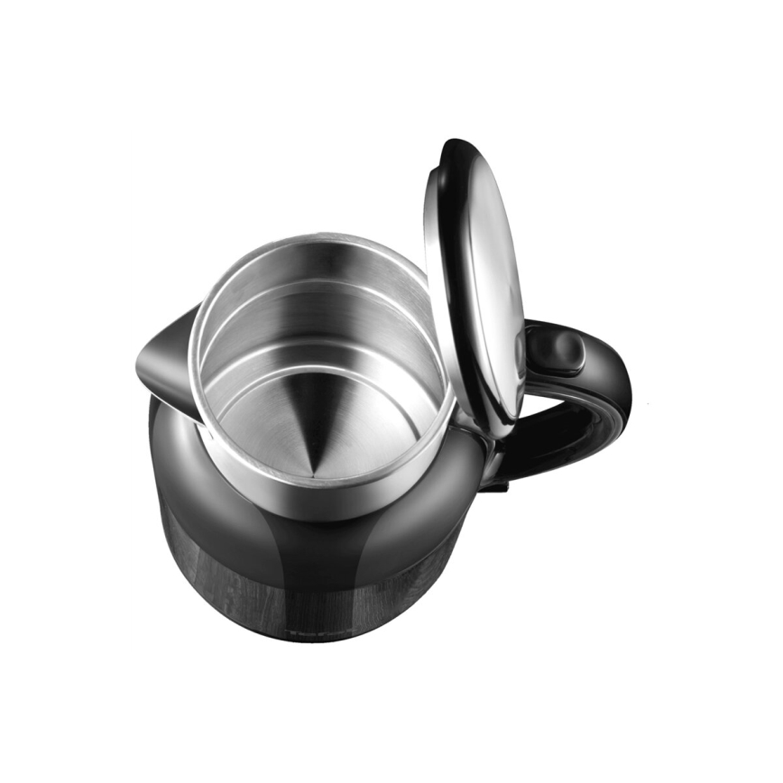 Tefal - Grelnik vode THERMO PROTECT XL 1,9l 1650W/230V nerjaveče jeklo/črna