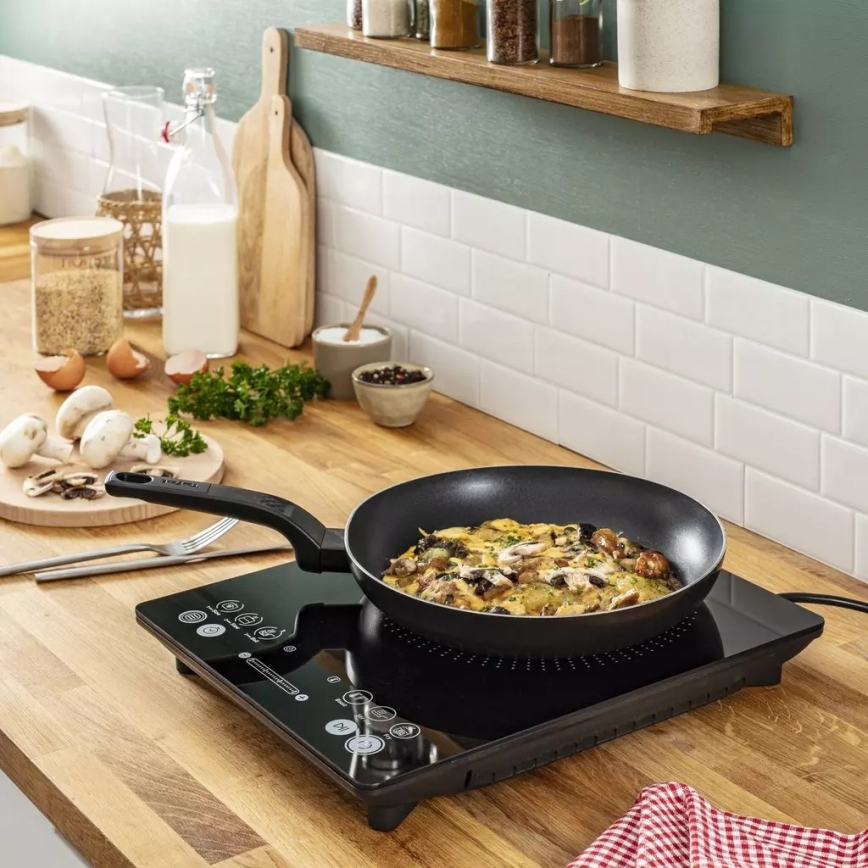 Tefal - Indukcijski kuhalnik EVERYDAY SLIM 2100W/230V črna