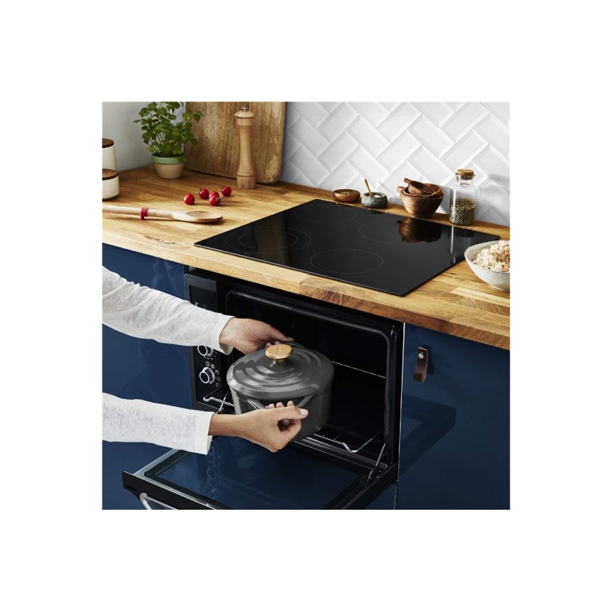 Tefal - Kaserola s pokrovom AIR 20 cm antracit