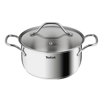 Tefal - Kaserola s pokrovom INTUITION 20 cm