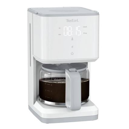 Tefal - Kavni aparat z LCD zaslonom SENSE 1000W/230V bela