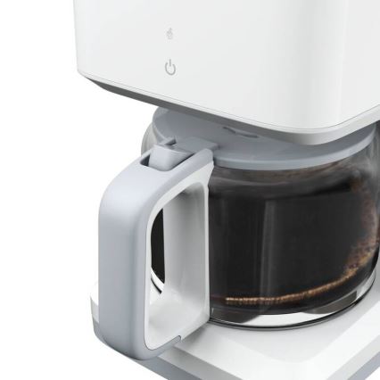Tefal - Kavni aparat z LCD zaslonom SENSE 1000W/230V bela