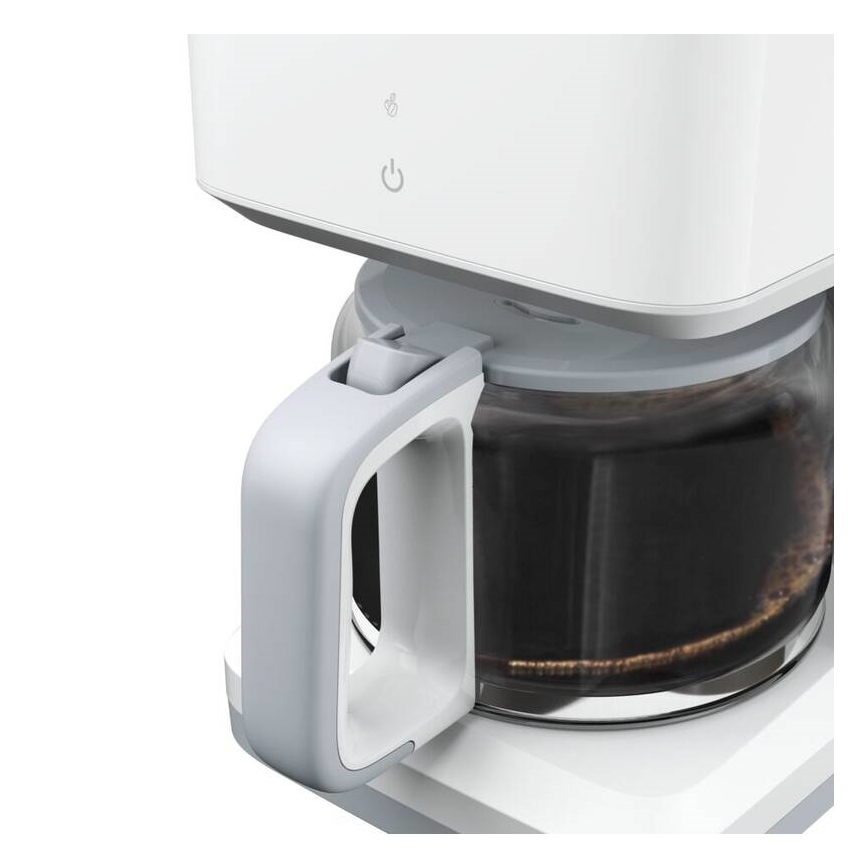 Tefal - Kavni aparat z LCD zaslonom SENSE 1000W/230V bela
