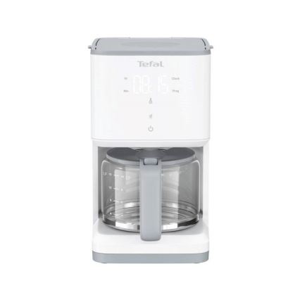 Tefal - Kavni aparat z LCD zaslonom SENSE 1000W/230V bela