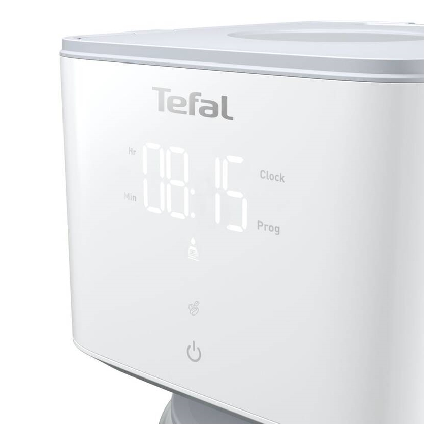 Tefal - Kavni aparat z LCD zaslonom SENSE 1000W/230V bela