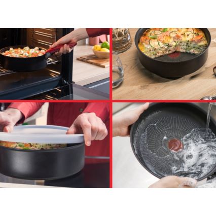 Tefal - Komplet 3 ponev INGENIO SO'LIGHT