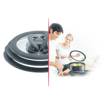 Tefal - Komplet 3 steklenih pokrovov INGENIO