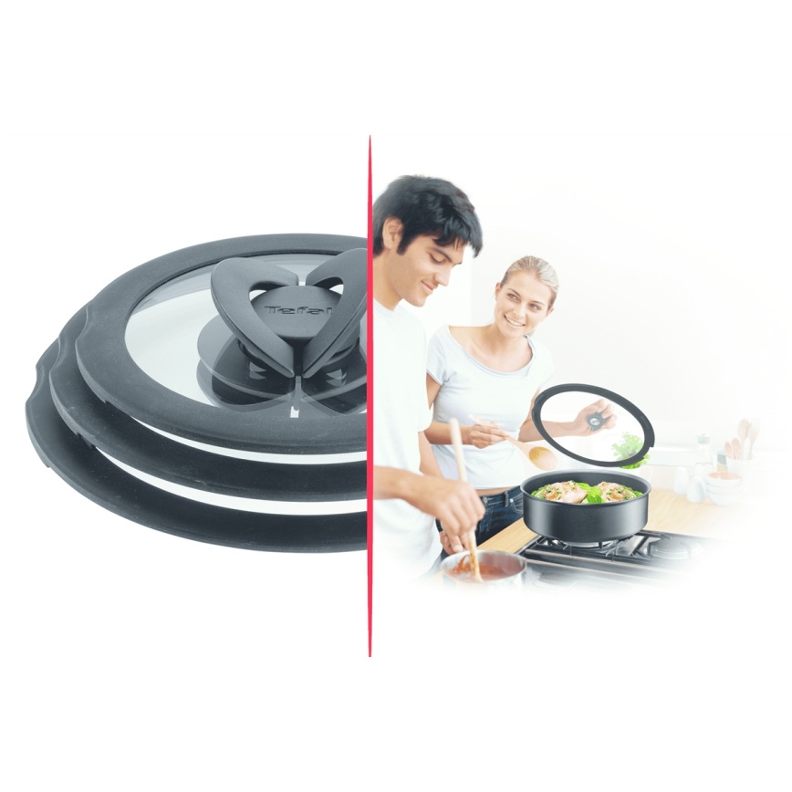 Tefal - Komplet 3 steklenih pokrovov INGENIO