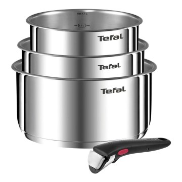 Tefal - Komplet posode 4 kosi INGENIO EMOTION iz nerjavečega jekla