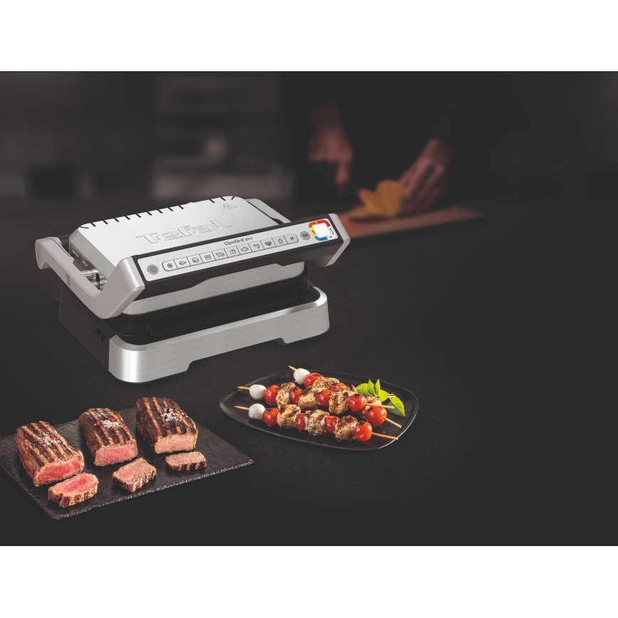 Tefal - Kontaktni žar OPTIGRILL 2 v 1 2100W/230V nerjaveče jeklo
