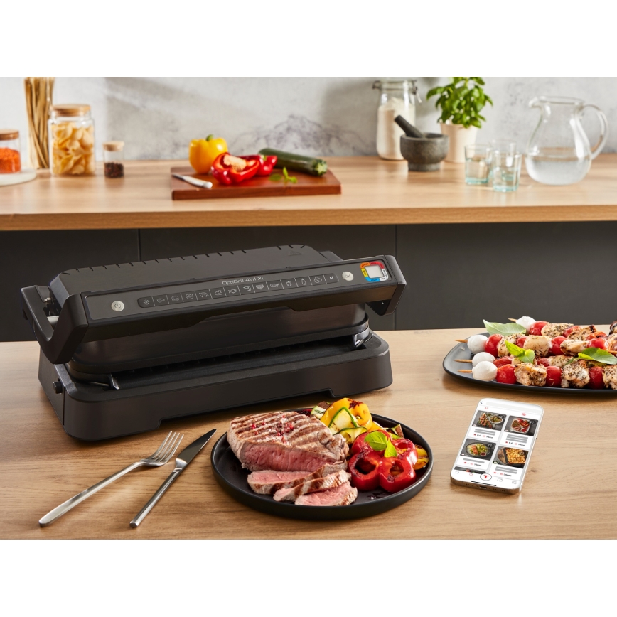 Tefal - Kontaktni žar OPTIGRILL 2200W/230V črn
