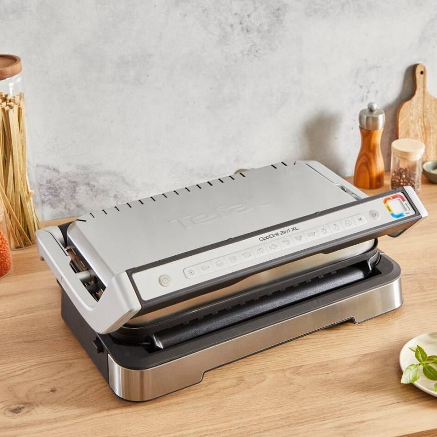 Tefal - Kontaktni žar OPTIGRILL 2v1 2000W/230V