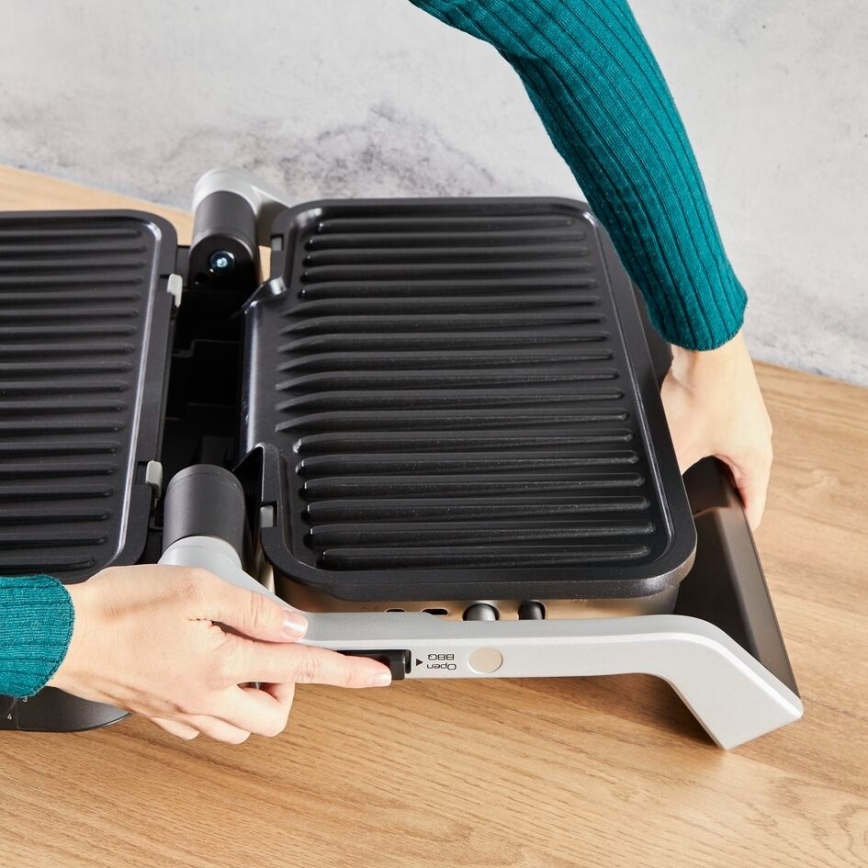 Tefal - Kontaktni žar OPTIGRILL 2v1 2000W/230V