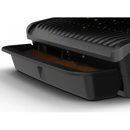 Tefal - Kontaktni žar OPTIGRILL ELITE 2000W/230V črna