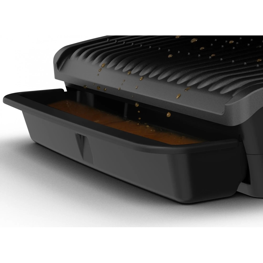 Tefal - Kontaktni žar OPTIGRILL ELITE 2000W/230V črna