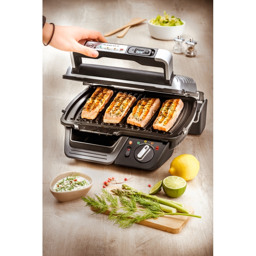 Tefal - Kontaktni žar SUPERGRILL 2000W/230V