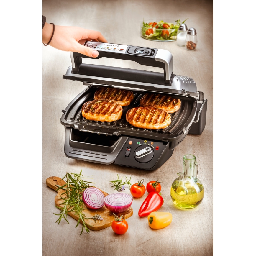 Tefal - Kontaktni žar SUPERGRILL 2000W/230V