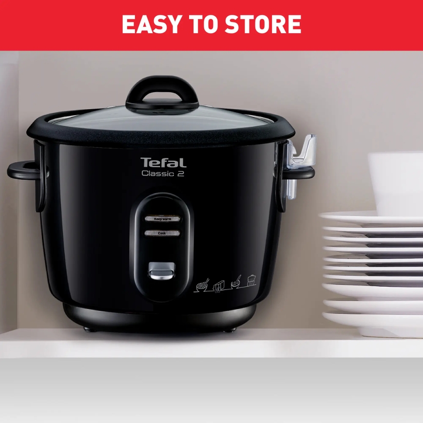 Tefal - Kuhalnik riža CLASSIC 500W/230V 3 l črna
