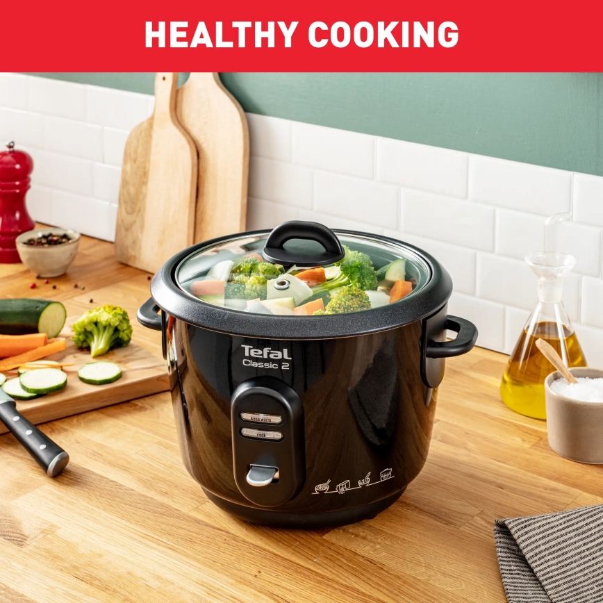 Tefal - Kuhalnik riža CLASSIC 500W/230V 3 l črna