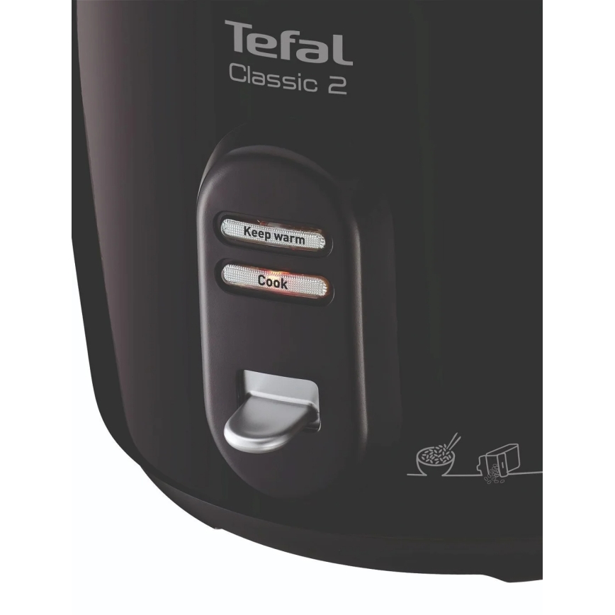 Tefal - Kuhalnik riža CLASSIC 500W/230V 3 l črna