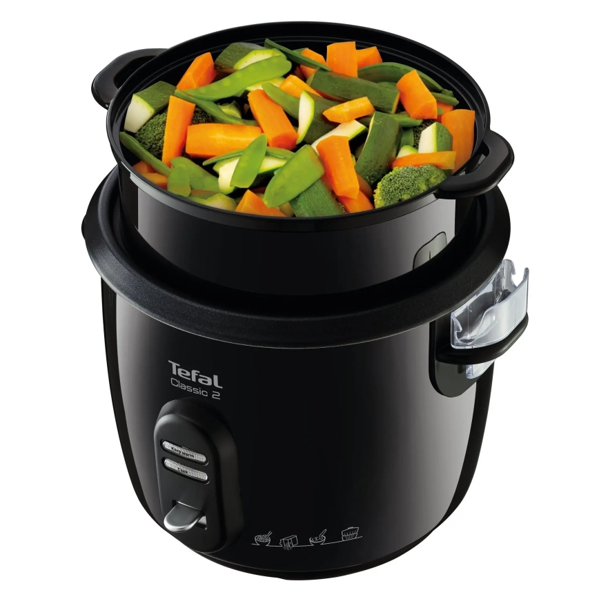 Tefal - Kuhalnik riža CLASSIC 600W/230V 5 l črna