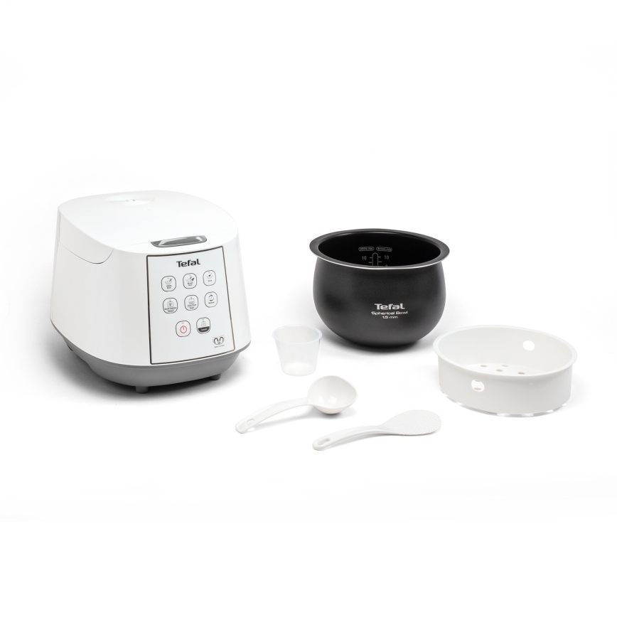Tefal - Kuhalnik za riž 8v1 EASY COOK 750W/230V 5 l bela