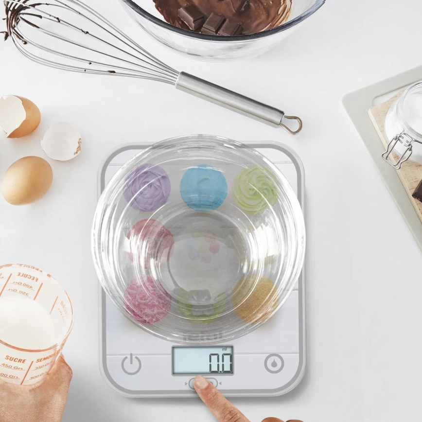 Tefal - Kuhinjska tehtnica OPTISS 2xAAA barven