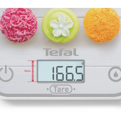Tefal - Kuhinjska tehtnica OPTISS 2xAAA barven