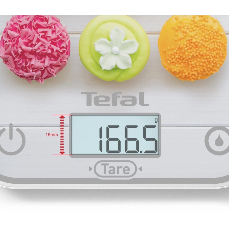 Tefal - Kuhinjska tehtnica OPTISS 2xAAA barven