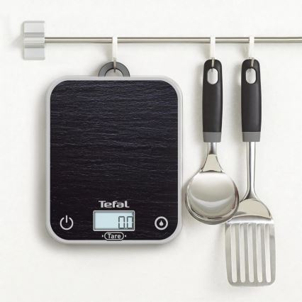Tefal - Kuhinjska tehtnica OPTISS 2xAAA črna