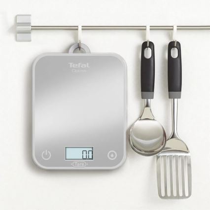 Tefal - Kuhinjska tehtnica OPTISS 2xAAA siva