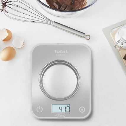 Tefal - Kuhinjska tehtnica OPTISS 2xAAA siva