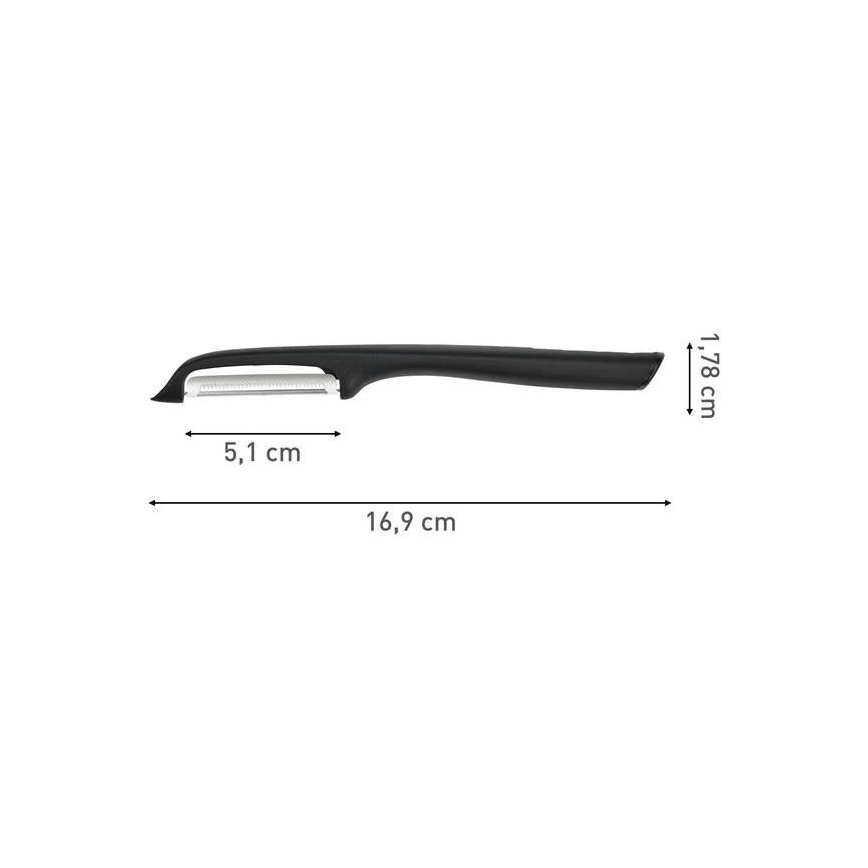 Tefal - Kuhinjski lupilec COLORFOOD 17 cm črna