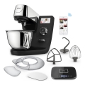 Tefal - Kuhinjski robot z vgrajeno tehtnico I-COACH TOUCH 1200W/230V nerjaveče jeklo