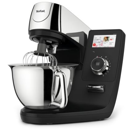 Tefal - Kuhinjski robot z vgrajeno tehtnico I-COACH TOUCH 1200W/230V nerjaveče jeklo