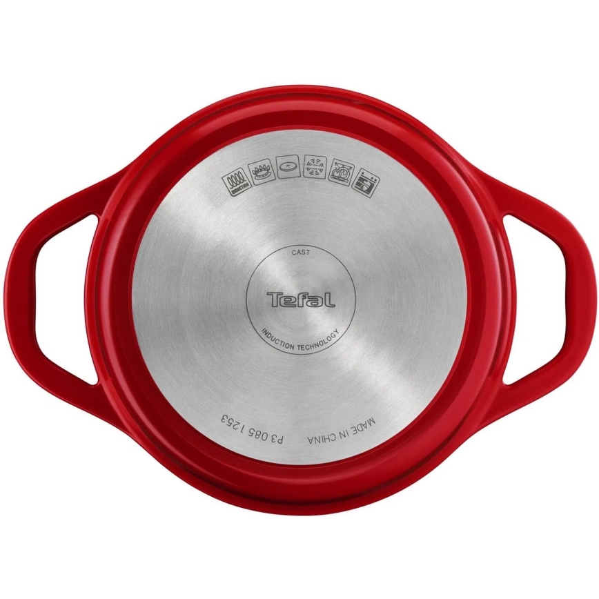 Tefal - Lonac s poklopcem AIR 20 cm crvena