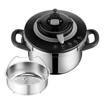 Tefal - Lonec na pritisk 4,5 l CLIPSO+ CHEF nerjaveče jeklo