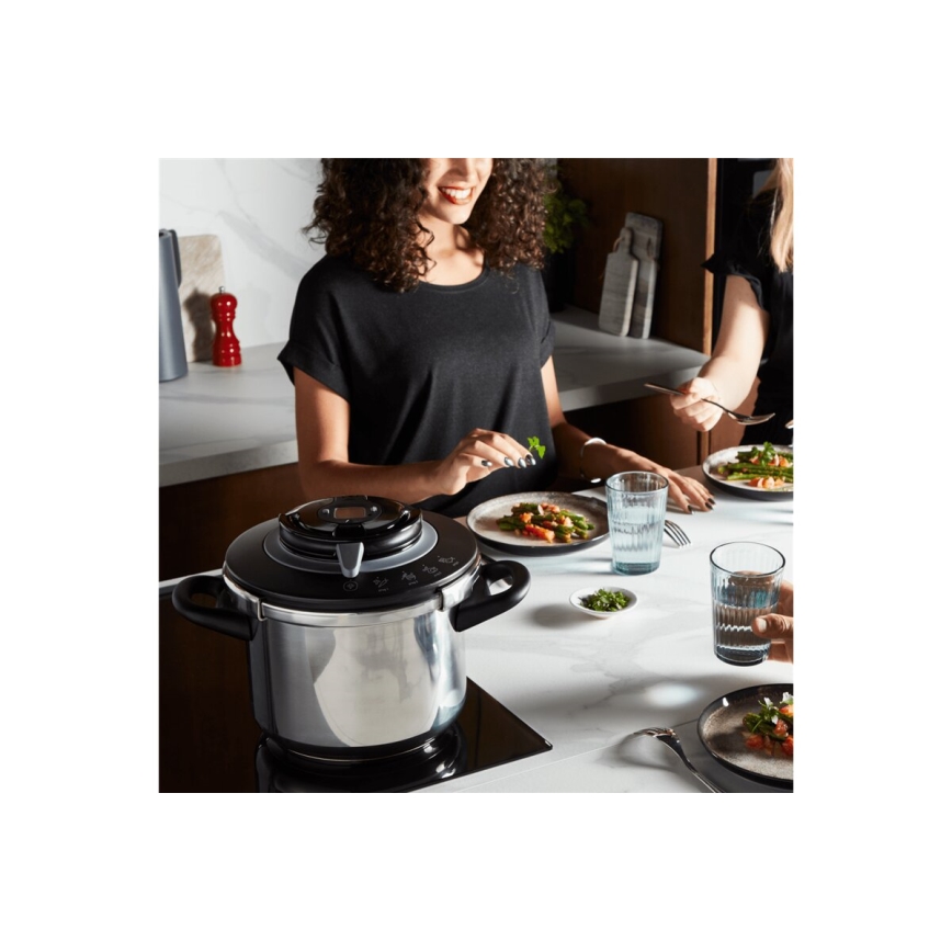 Tefal - Lonec na pritisk 4,5 l CLIPSO+ CHEF nerjaveče jeklo