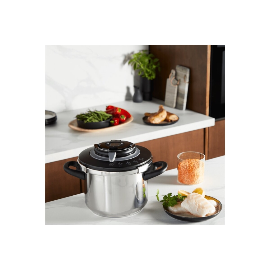 Tefal - Lonec na pritisk 4,5 l CLIPSO+ CHEF nerjaveče jeklo