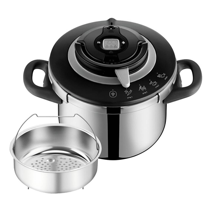 Tefal - Lonec na pritisk 6 l CLIPSO+ CHEF nerjaveče jeklo