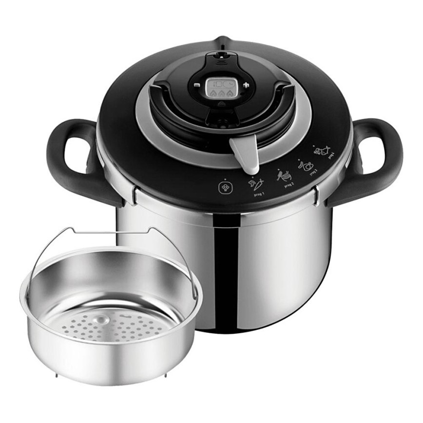 Tefal - Lonec na pritisk 8 l CLIPSO+ CHEF nerjaveče jeklo