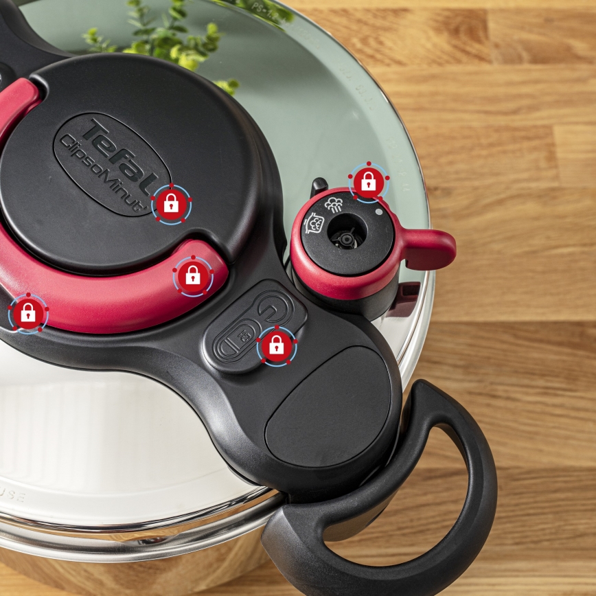 Tefal - Lonec na pritisk 9 l CLIPSO MINUT EASY
