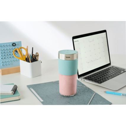 Tefal - Mešalnik za smoothije BLENDFORCE 50W/5V 1200 mAh mint